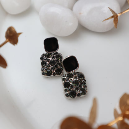 Black Diamond Frost Earrings