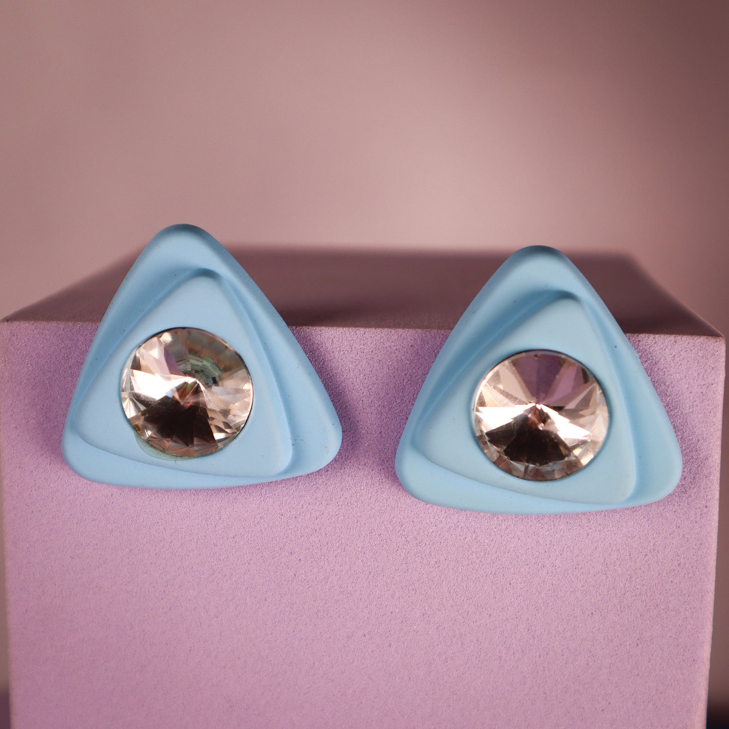 Blue Horizon Geometric Studs