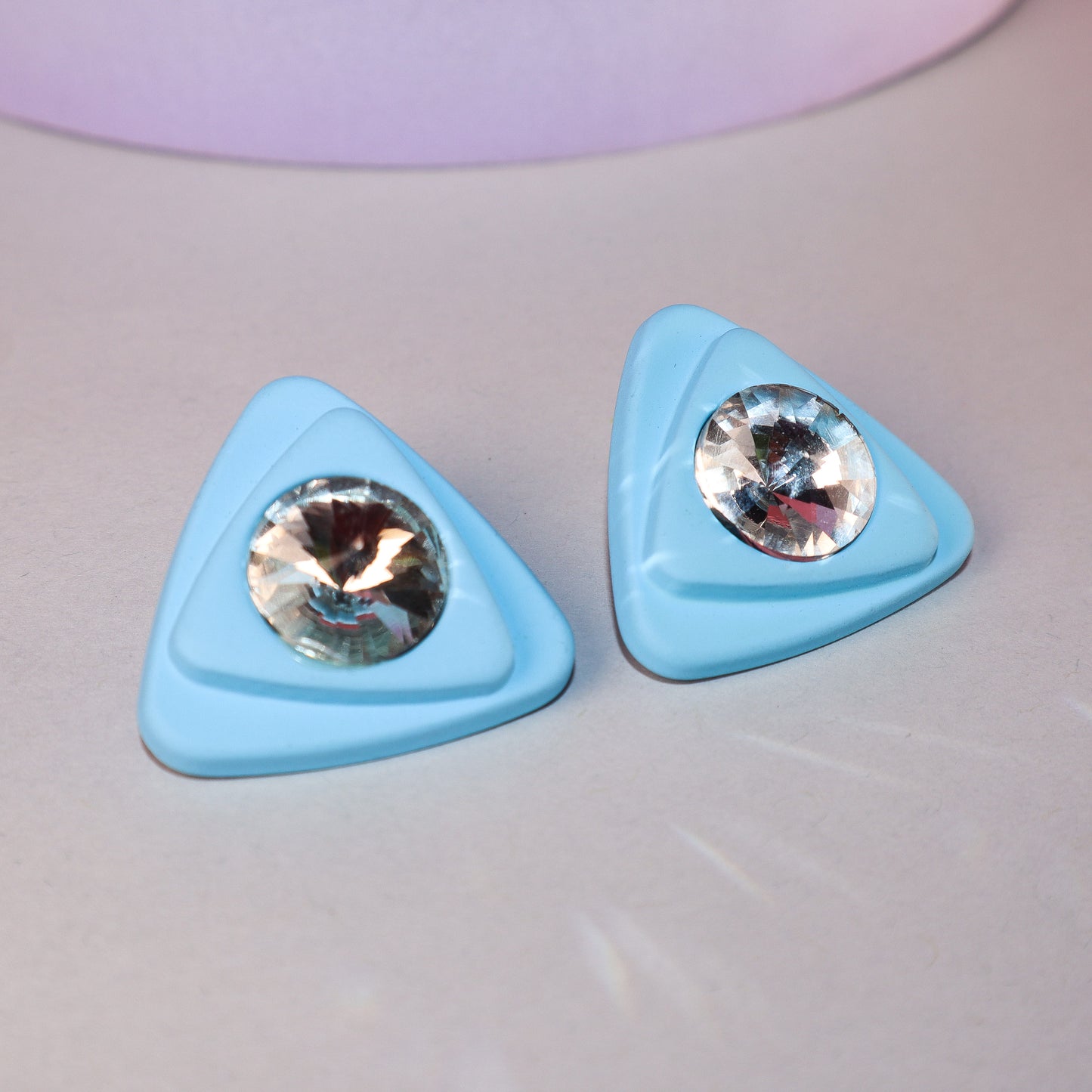 Blue Horizon Geometric Studs