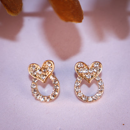 Heart & Halo Studs