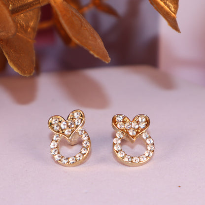 Heart & Halo Studs