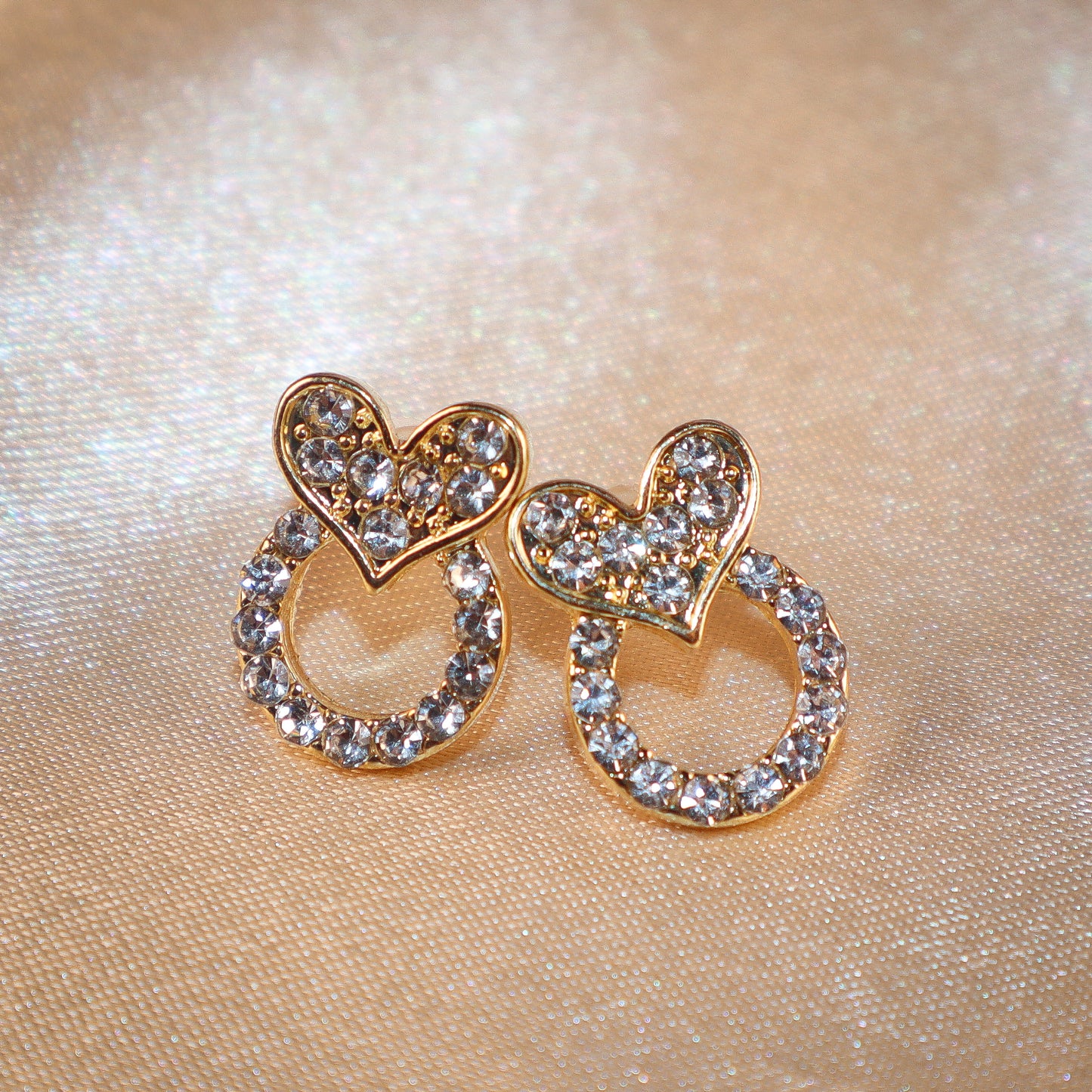 Heart & Halo Studs