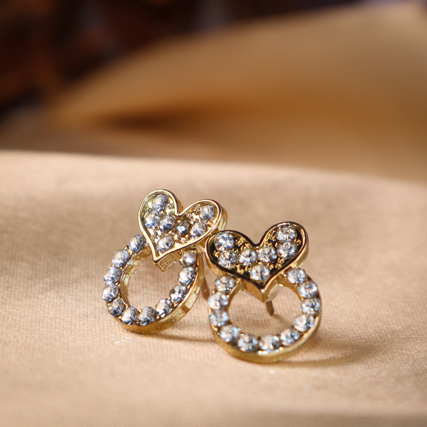 Heart & Halo Studs