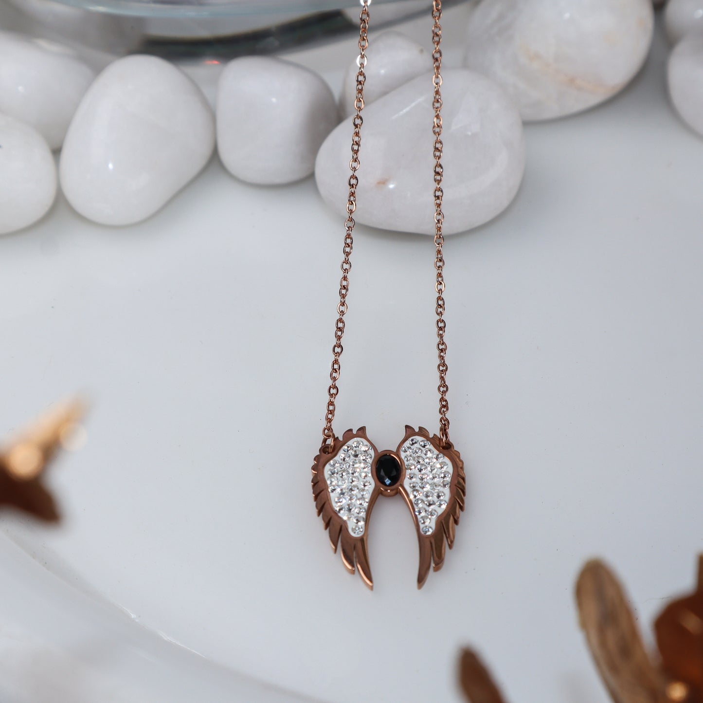 Angel Wings Pendant Necklace