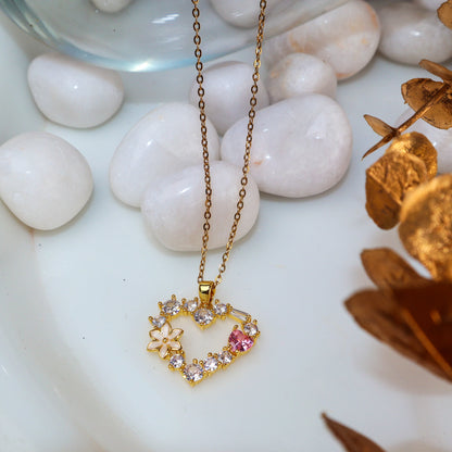 Romantic Bloom Sparkle Necklace