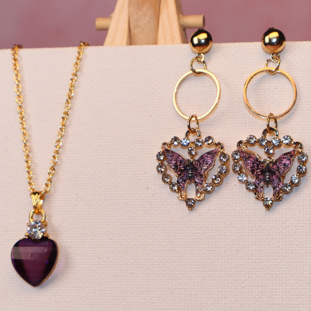 Amethyst Dreams: The Butterfly Heart Gift Box