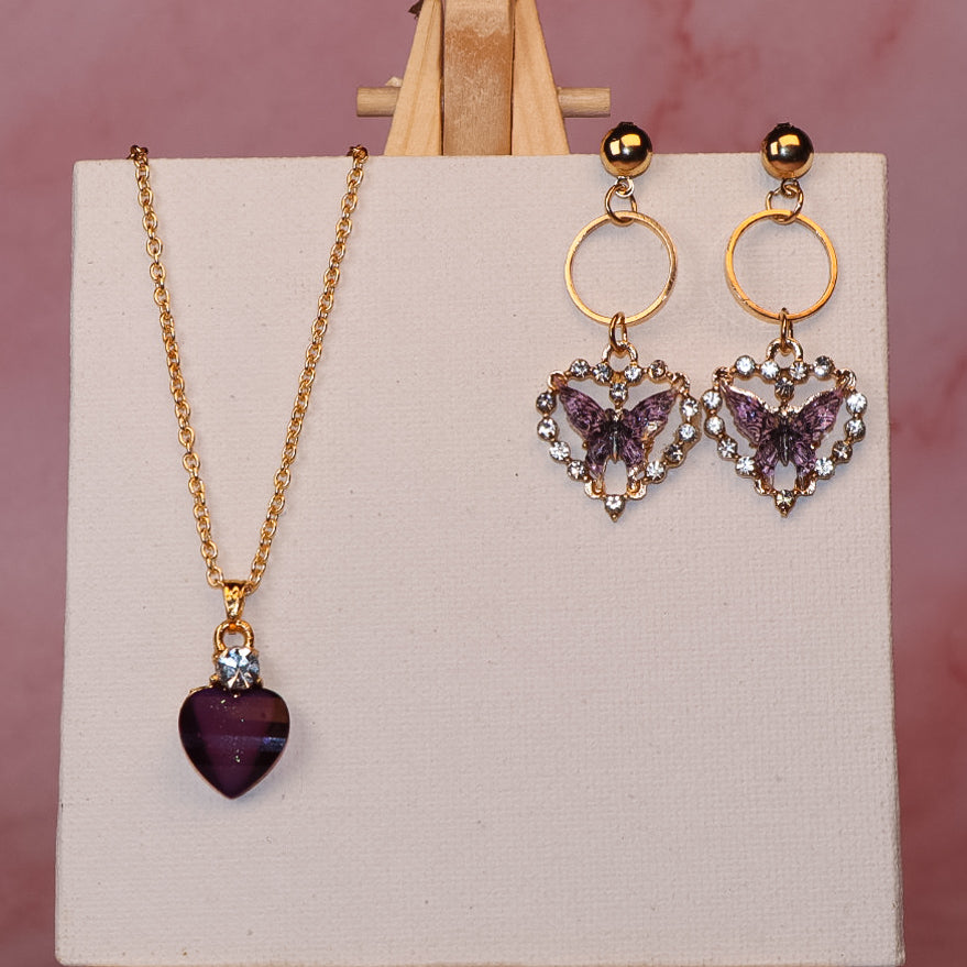 Amethyst Dreams: The Butterfly Heart Gift Box