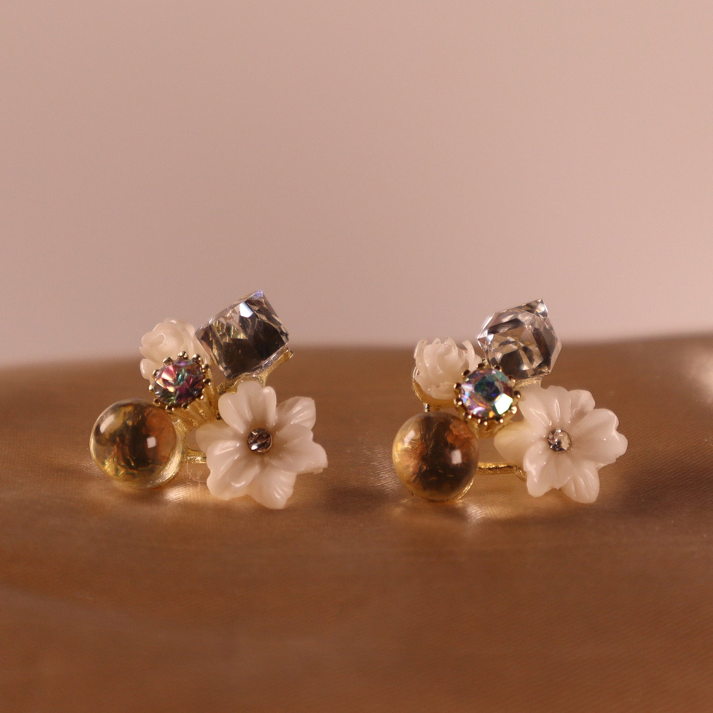 Lavender Twilight Blossom Studs