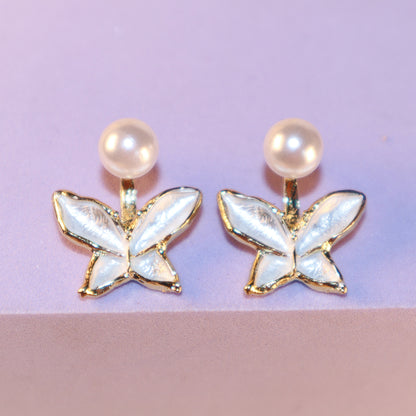 Pearly Starfish Studs