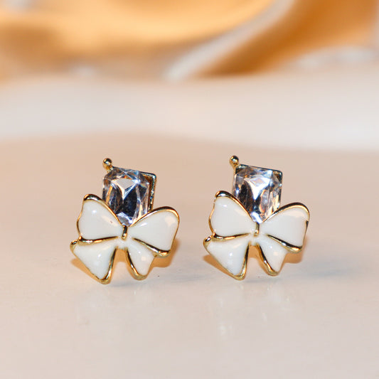 Crystal Bow Studs