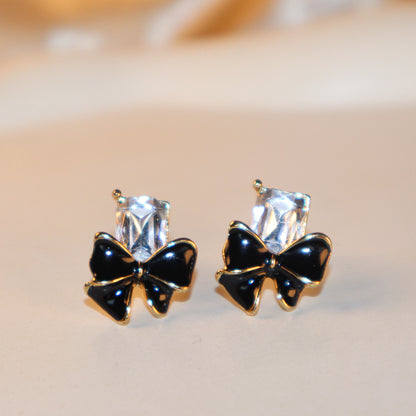 Crystal Bow Studs