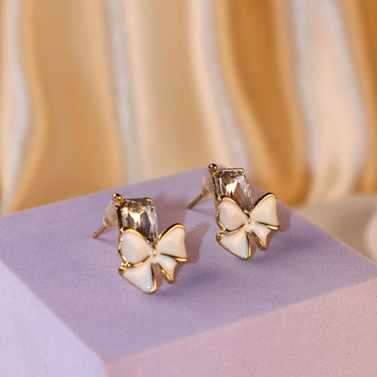 Crystal Bow Studs