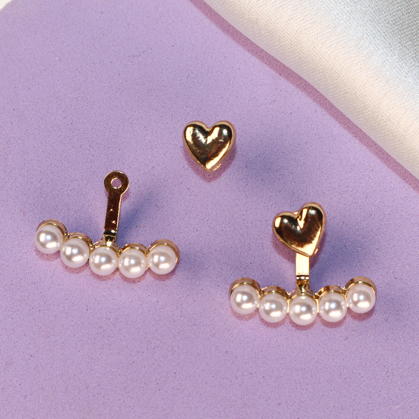 Heart & Pearl Harmony Earrings