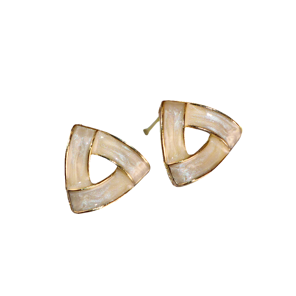 Ivory Tranquility Stud Earrings